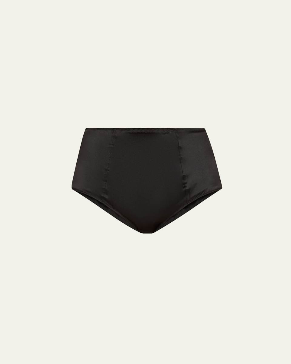 Tous Les Jours High-Rise Stretch Silk Panties